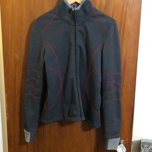 ATHLEISURE Athleta M fleece inside neoprene out